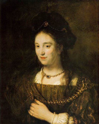 Saskia van Uylenburgh by Rembrandt van Rijn